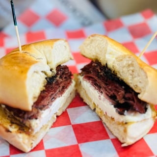 Bagel with Pastrami & Cream Cheese