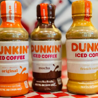 DUNKIN' DONUTS ICED COFFEE BOTTLES*